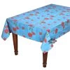 60x138" Rectangular Poppies Sky Blue Acrylic-Coated Cotton Tablecloth By Tissus Toselli 2 60x138" Rectangular Poppies Sky Blue Acrylic-Coated Cotton Tablecloth By Tissus Toselli -Home Kitchen And Dining Tablecloth Shop tissus toselli poppies sky blue rectangular striped cotton coated tablecloth sqw 47e5e81d ce0b 41af 8f6b 7450504755c2