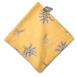 Valensole Yellow Provence All-Over Cotton Napkin By L'Ensoleillade