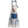 French Cocorico Cotton Blend Eco-Friendly Kitchen Apron By Winkler -Home Kitchen And Dining Tablecloth Shop winkler kitchen apron french cotton white recycled cocorico rooster eiffel tower a