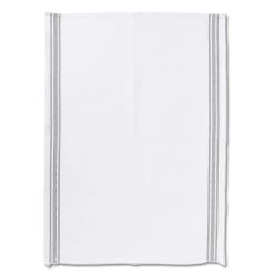 Gray Checkerboard Border Cotton Dish Towel By Winkler